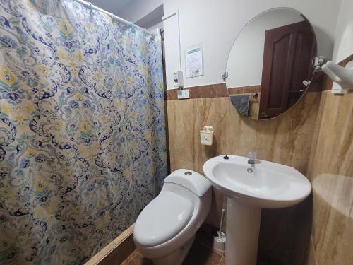 Bilik mandi di Apartamentos "APPART D'ELIETTE"