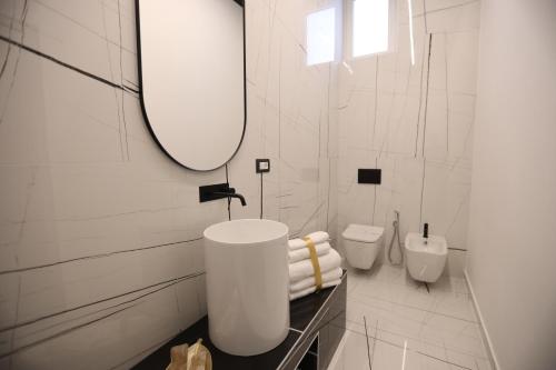 Koupelna v ubytování 50 m2 Apartment
