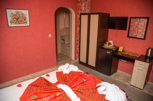 Postel nebo postele na pokoji v ubytování Violeta 7 Guest House