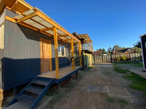 Το κτήριο όπου στεγάζεται  η παραθεριστική κατοικία