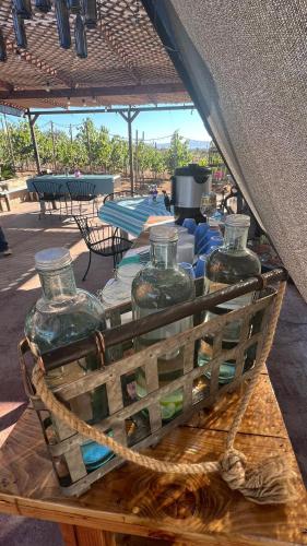 Un balcón o terraza de Santerra, Valle de Guadalupe