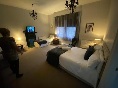 St Andrews house Hotelにあるベッド