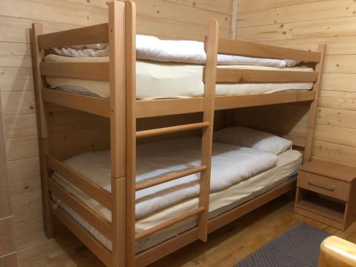 a couple of bunk beds in a cabin at Ski Chalet Jahorina in Jahorina