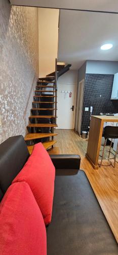 Χώρος καθιστικού στο Loft Duplex NYC Berrini 1503