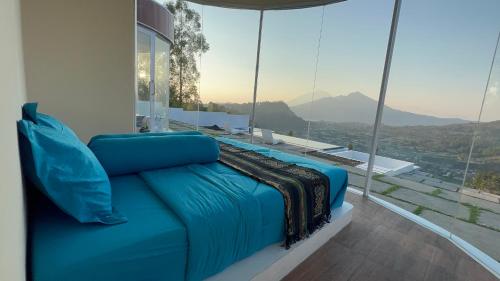 Nespecifikovaný výhled na hory nebo výhled na hory při pohledu z luxury tent