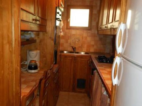 Kuchyň nebo kuchyňský kout v ubytování Charmant T3 à Châtel avec balcon, proche centre et remontées mécaniques, 6 personnes - FR-1-676-10