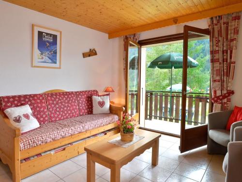 Appartement confortable à Châtel, 7 pers, parking, balcon