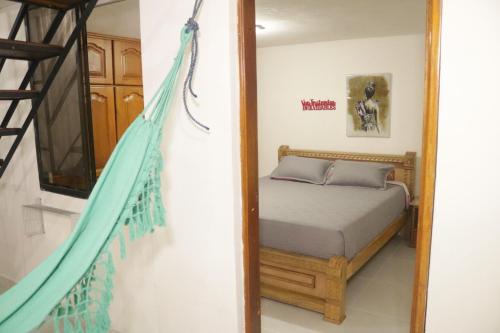 En eller flere senge i et værelse på Magnifica casa, ubicación excepcional.