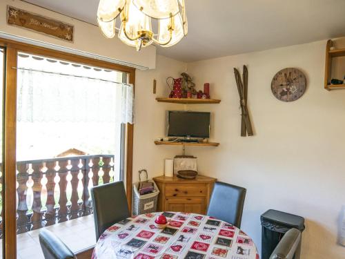 Studio confortable à Châtel – 4 pers, balcon, expo S/O, proche du centre