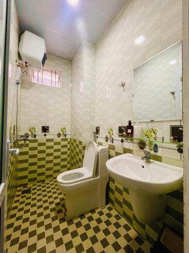 Koupelna v ubytování Little Chái Nho Homestay