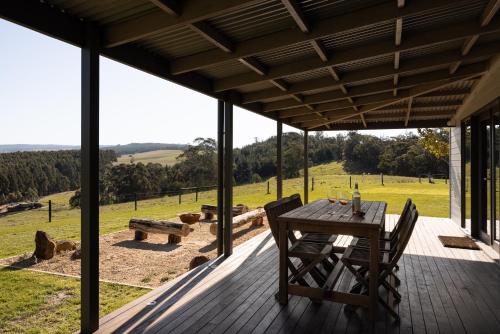 Un paisaje natural cerca of the country house