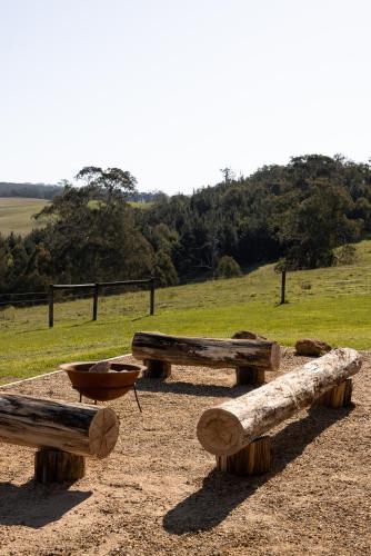 Un paisaje natural cerca of the country house