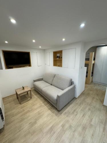 Posezení v ubytování Appartement moderne Santa Giulia