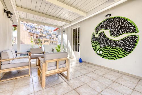 Rooftop Studio with Private Terrace in Psyrri