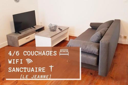 [LE JEANNE] 4/6 couchages, Wifi, sanctuaire