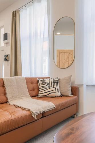 Posezení v ubytování Budapest Design Condo by NW