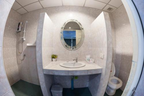 Koupelna v ubytování Da Mario Hotel & Restaurant