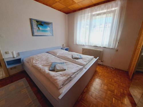 Posteľ alebo postele v izbe v ubytovaní Appartement Eigelsreiter Lindwurm