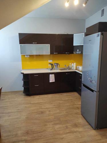 Dapur atau dapur kecil di Piekiełko Noclegi