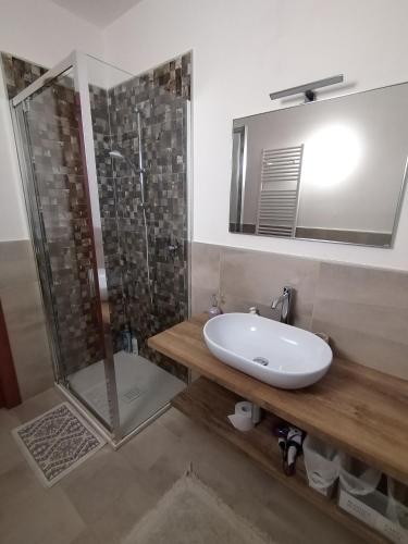 Bilik mandi di B & B Ametista Bergamo