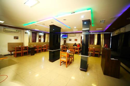 Zona de estar de Hotel Vrundavan Residency