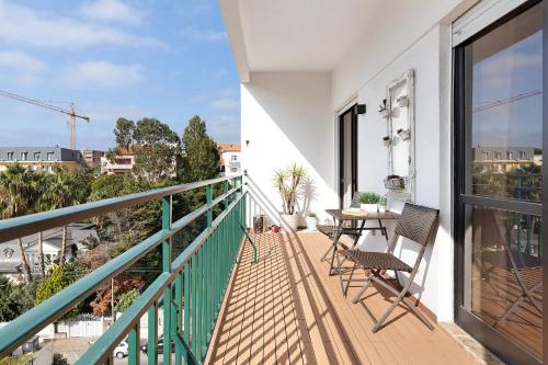 Balkón nebo terasa v ubytování Sea View Estoril