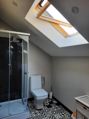 Phòng tắm tại Gite de la Levrotiere - Alpes Mancelle