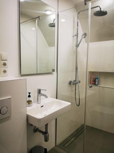 Ванная комната в Vienna City Apartment Margareten