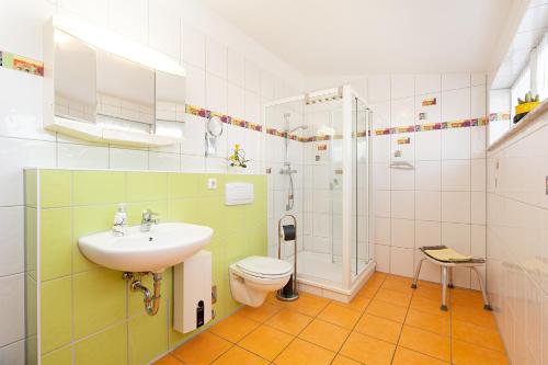 Koupelna v ubytování Appartement 4 - Ostseeblick