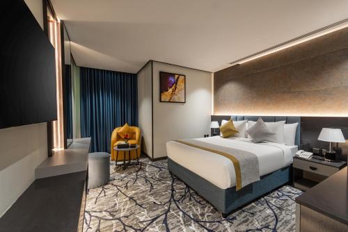 Ross Hotelにあるベッド