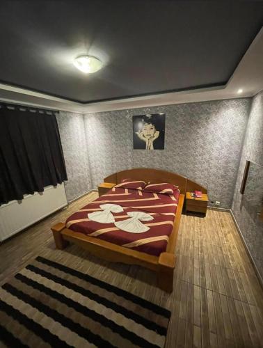 Postel nebo postele na pokoji v ubytování Hotel sofra