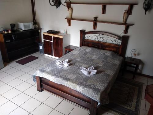 Postel nebo postele na pokoji v ubytování Confortable y privado estudio en zona exclusiva .