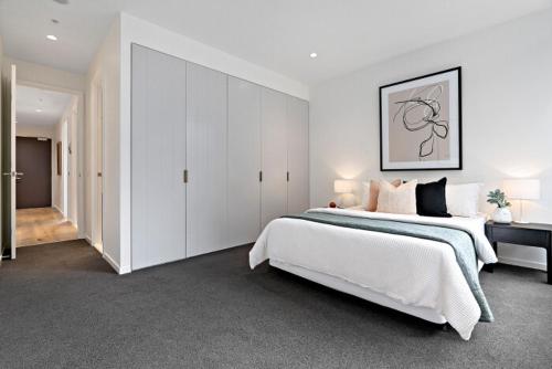 Postel nebo postele na pokoji v ubytování 11/7 White street