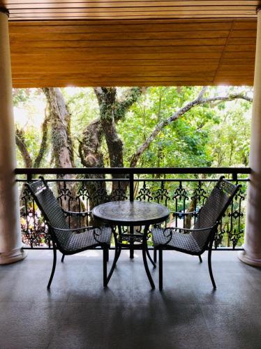 Balkón nebo terasa v ubytování Coorg Wilderness Resort & Spa