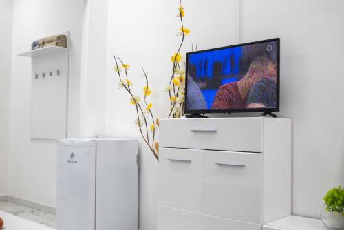 TV a/nebo společenská místnost v ubytování The Sun Apartments Brcko