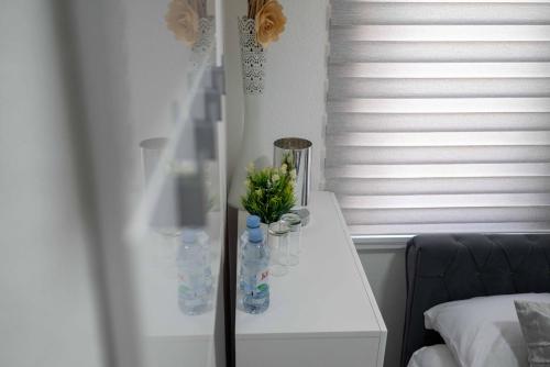 Postel nebo postele na pokoji v ubytování The Sun Apartments Brcko