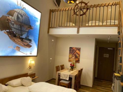 TV a/nebo společenská místnost v ubytování AVALON ideal gelegen zwischen Europapark und Rulantica