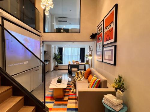 Posezení v ubytování Livetour Hotel HaiZhu YiJing Road Metro Guangzhou