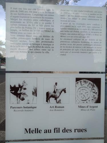 a sign that says make an fill diesrosis at gîte St Pierre in Melle
