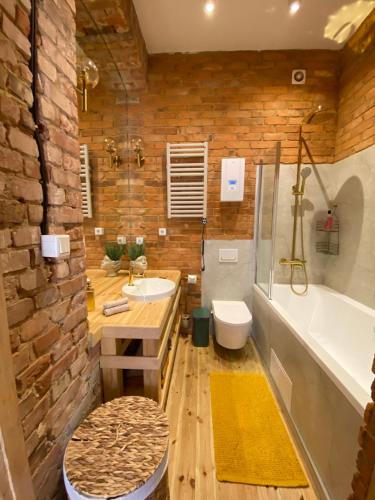 Koupelna v ubytování Apartments PSD - Anny Łajming 2A