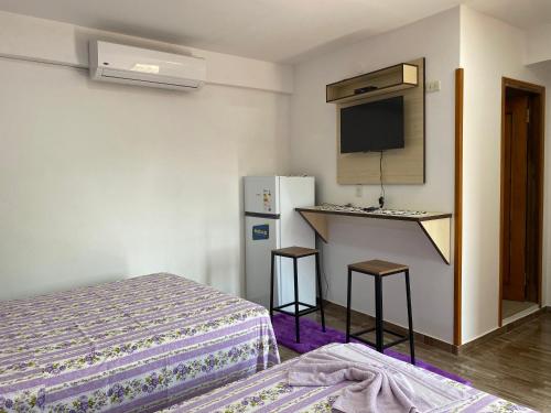 Kuchyň nebo kuchyňský kout v ubytování SV Apart Hotel