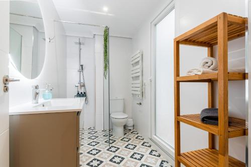 Ett badrum på Apartamento Rincón del Mar