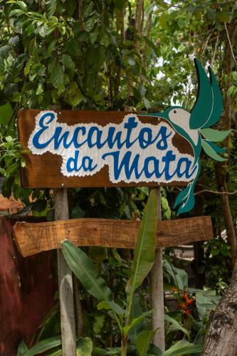 a sign that says agricoles do maria at Villa Residencial Encantos Da Mata in Itacaré