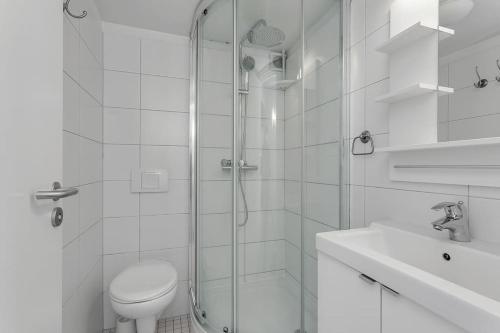 Koupelna v ubytování Kósý suite downtown Reykjavík