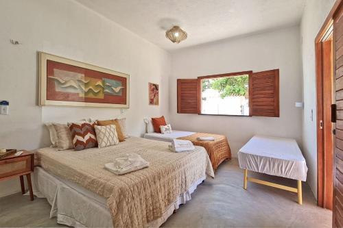 Кровать или кровати в номере Casa em Jijoca de Jericoacoara por Carpediem