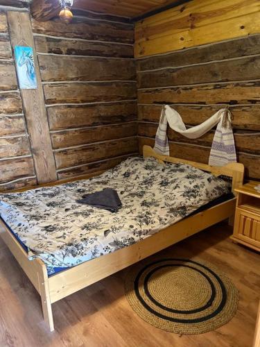 Postel nebo postele na pokoji v ubytování Stajnia Bukwica