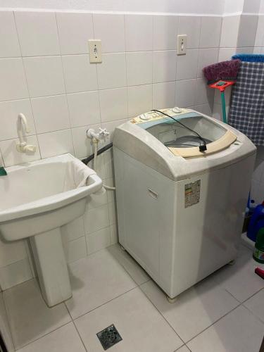 Bilik mandi di RCM Vilas - Casa confortável 1