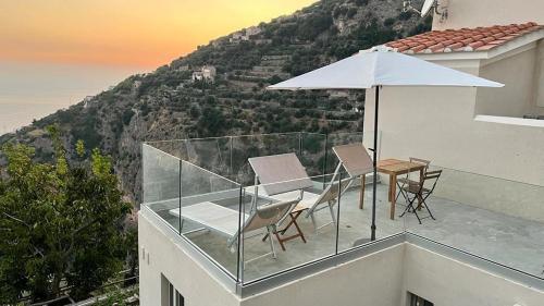 Balkon ili terasa u objektu Il Fiordo