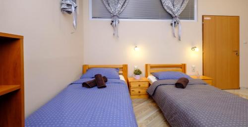 Ένα ή περισσότερα κρεβάτια σε δωμάτιο στο Vila24 Levice