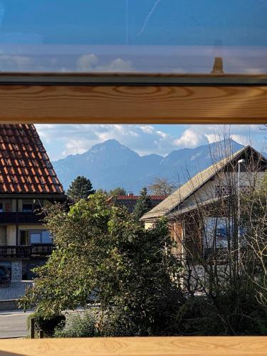 Nespecifikovaný výhled na hory nebo výhled na hory při pohledu z apartmánu